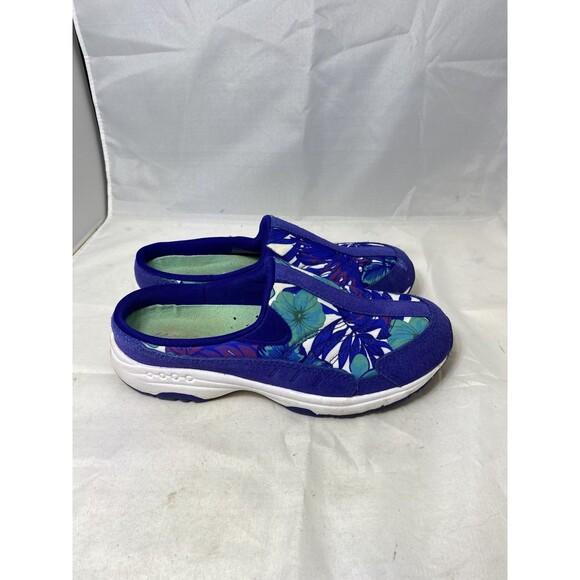 Easy Spirit Traveltime Mule Sneakers Blue Size 6 - Picture 2 of 7